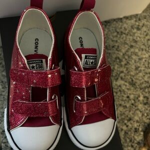 Converse Kids' Sparkly Red Sneakers